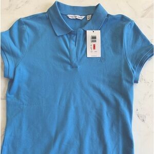 Calvin klein, blue polo shirt, size xs